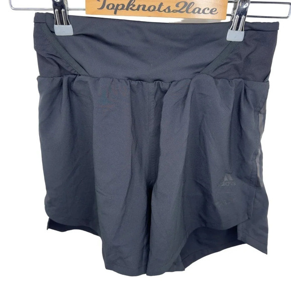 Adidas Womens Sport All around Parley Running Shorts Black‎ Size Small NWT! - Picture 2 of 6